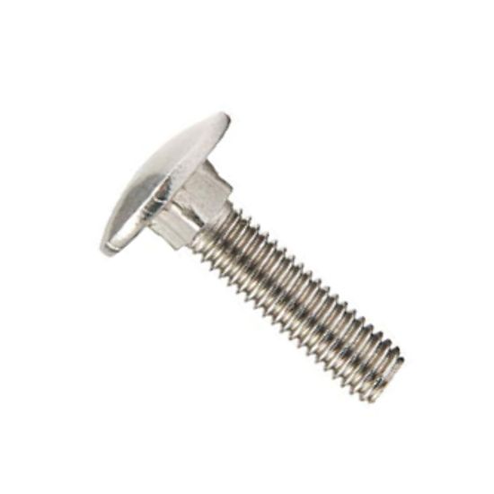 Carriage Bolts zinc plated M6 - M16 stainless steel M6 - M10